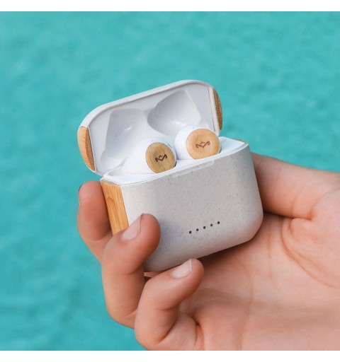 The House Of Marley EM-JE121-CE cuffia e auricolare Cuffie Wireless In-ear Musica e Chiamate Bluetooth Crema