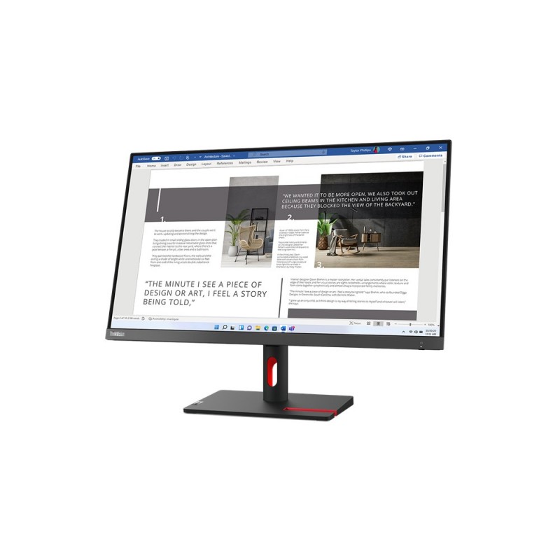 Lenovo ThinkVision S27i-30 LED display 68,6 cm (27") 1920 x 1080 Pixel Full HD Grau