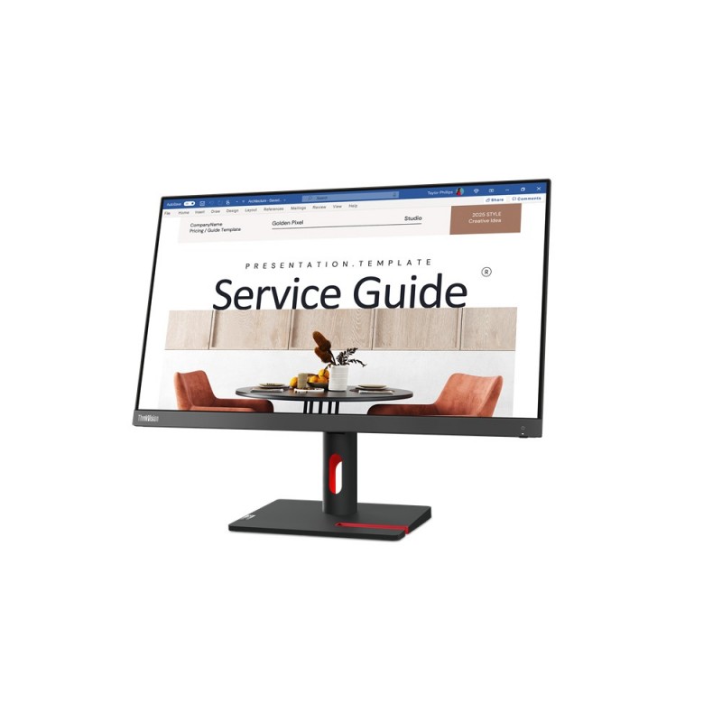 Lenovo ThinkVision S24i-30 LED display 60,5 cm (23.8") 1920 x 1080 Pixel Full HD Schwarz