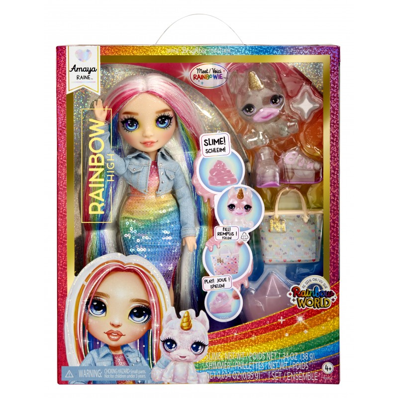 Rainbow High Classic Rainbow Fashion Doll- Amaya (rainbow)