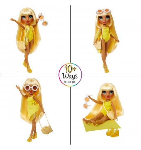 Rainbow High Swim & Style Fashion Doll- Sunny (Yellow)