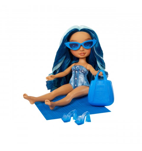 Rainbow High Swim & Style Fashion Doll- Skyler (Blue)