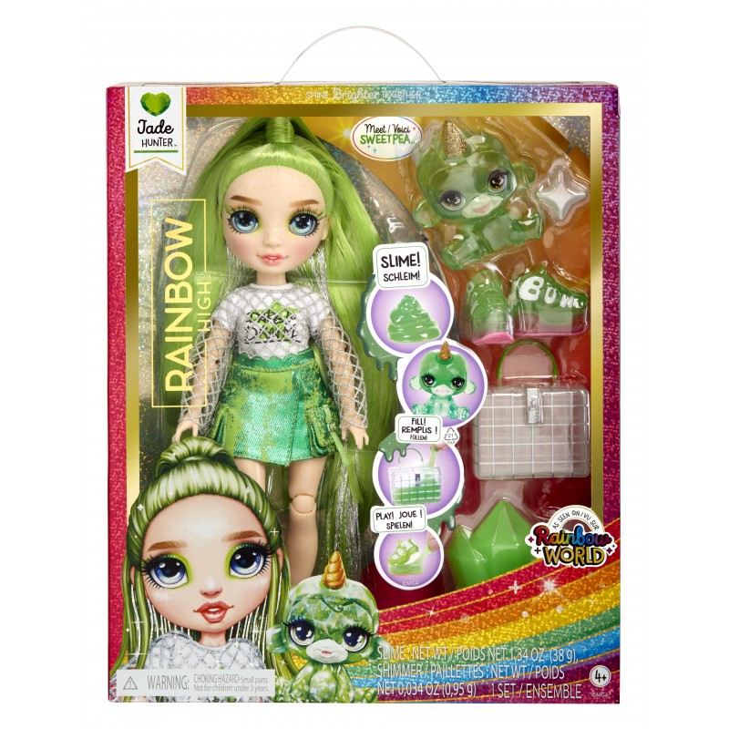 Rainbow High Classic Rainbow Fashion Doll- Jade (green)