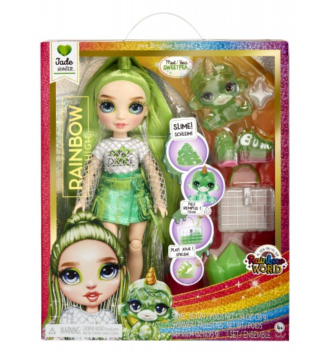 Rainbow High Classic Rainbow Fashion Doll- Jade (green)