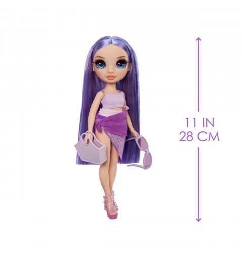 Rainbow High Swim & Style Fashion Doll- Violet (Purple)