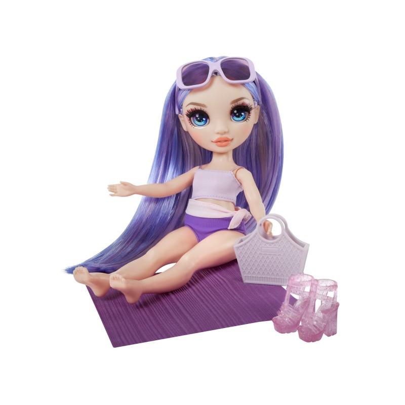 Rainbow High Swim & Style Fashion Doll- Violet (Purple)