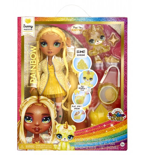 Rainbow High Classic Rainbow Fashion Doll- Sunny (yellow)