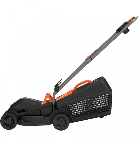 Black & Decker BEMW351-QS tagliaerba Tagliaerba a spinta Nero, Arancione