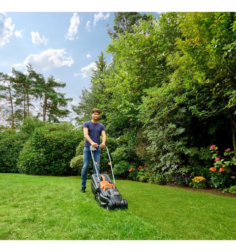 Black & Decker BEMW351-QS lawn mower Walk behind lawn mower Black, Orange