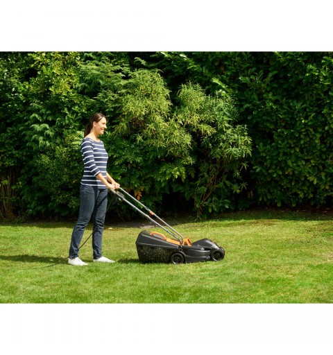 Black & Decker BEMW351-QS lawn mower Walk behind lawn mower Black, Orange