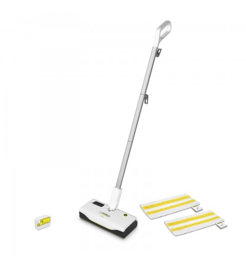 Kärcher SC 1 UPRIGHT Scopa a vapore 0,2 L 1300 W Nero, Bianco