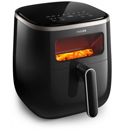 Philips 3000 series HD9257 80 fryer Double 5.6 L Stand-alone 1700 W Hot air fryer Black