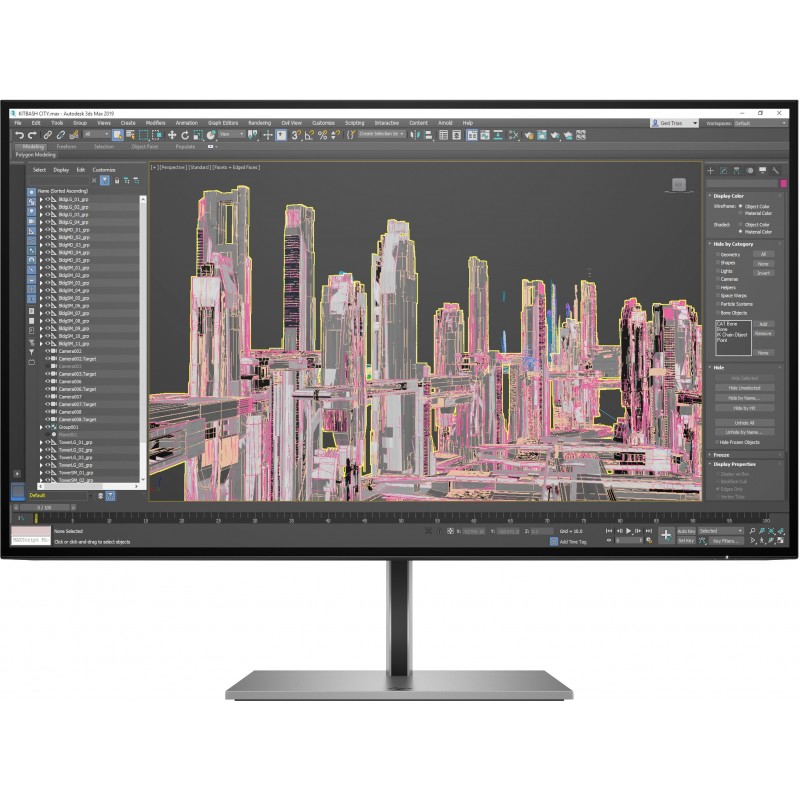HP Z27u G3 pantalla para PC 68,6 cm (27") 2560 x 1440 Pixeles 2K Ultra HD LED Negro