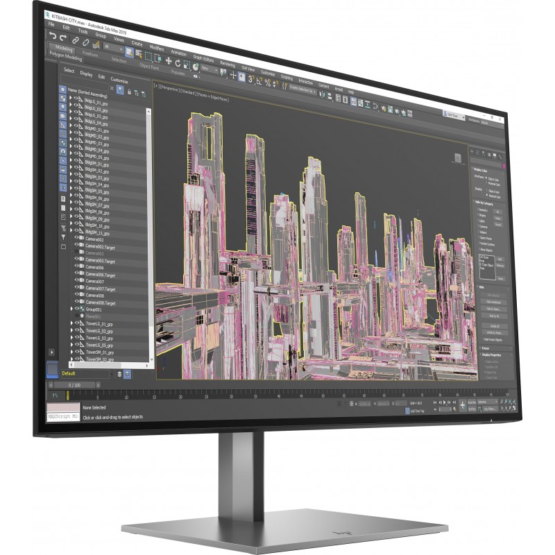 HP Z27u G3 pantalla para PC 68,6 cm (27") 2560 x 1440 Pixeles 2K Ultra HD LED Negro