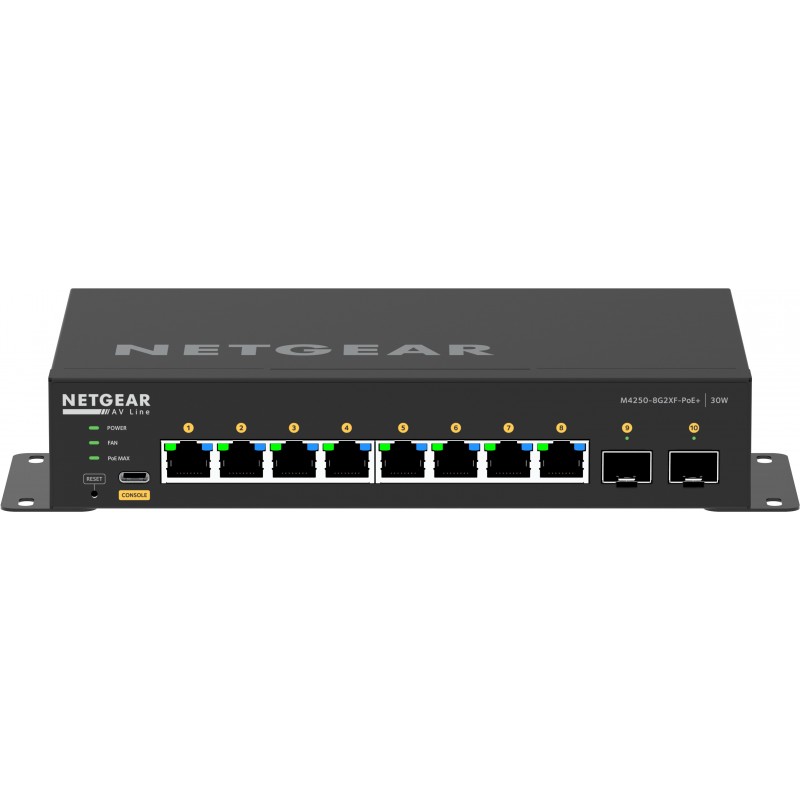 NETGEAR GSM4210PX-100EUS switch di rete Gestito L2 L3 Gigabit Ethernet (10 100 1000) Supporto Power over Ethernet (PoE) Nero
