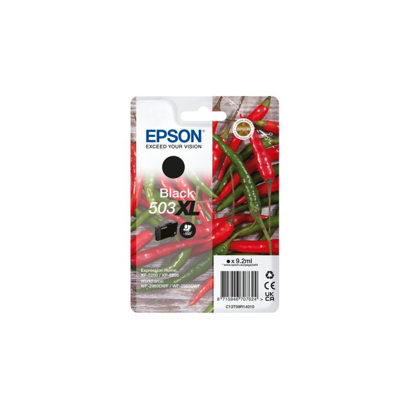 Epson 503XL cartouche d'encre 1 pièce(s) Compatible Rendement élevé (XL) Noir