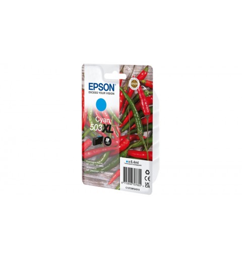 Epson 503XL cartuccia d'inchiostro 1 pz Originale Resa elevata (XL) Ciano