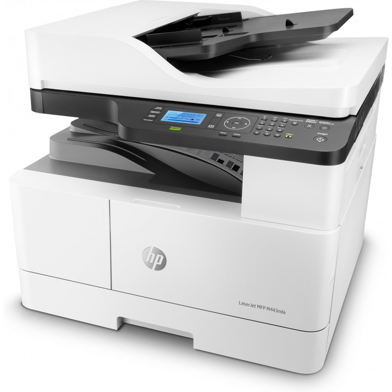 HP LaserJet Impresora multifunción M443nda, Blanco y negro, Impresora para Empresas, Impresión, copia, escaneo