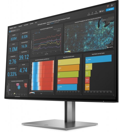 HP Z27q G3 QHD Display pantalla para PC 68,6 cm (27") 2560 x 1440 Pixeles Quad HD LED Plata