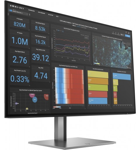 HP Z27q G3 QHD Display pantalla para PC 68,6 cm (27") 2560 x 1440 Pixeles Quad HD LED Plata