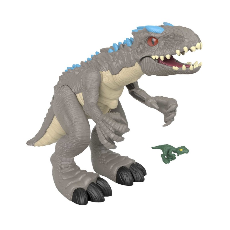 Fisher-Price Imaginext - Jurassic World, Dinosauro Indominus Rex per bambini da 3 anni in su