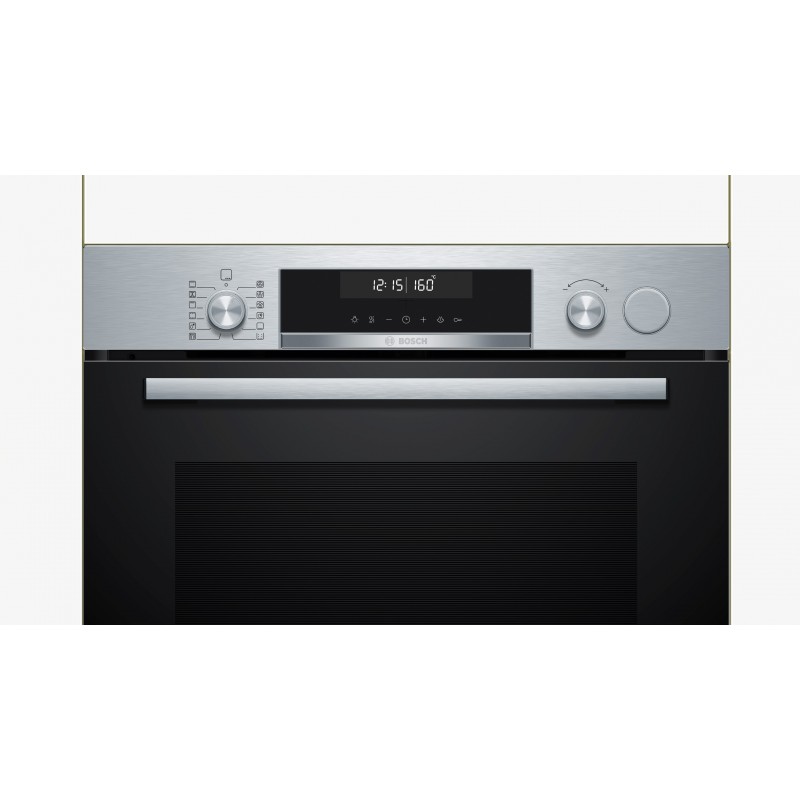 Bosch Serie 6 HRG5180S0 forno 71 L 3600 W A Nero, Acciaio inossidabile