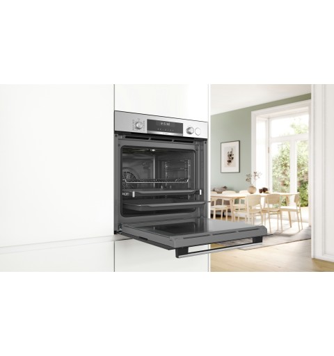 Bosch Serie 6 HRG5180S0 forno 71 L 3600 W A Nero, Acciaio inossidabile