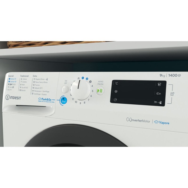 Indesit BWE 91496X WKV IT Waschmaschine Frontlader 9 kg 1351 RPM Weiß