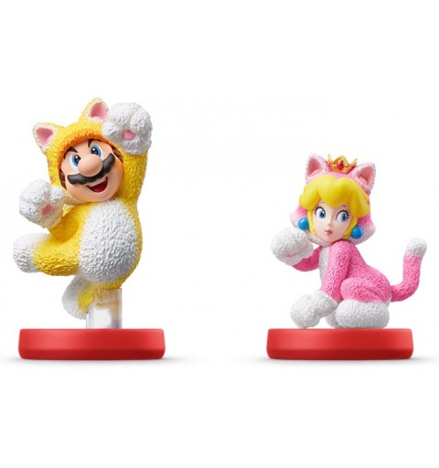 Nintendo amiibo Cat Mario & Cat Peach Interactive gaming figure