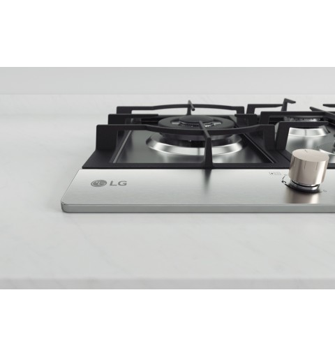 LG CBGZ3016S Acero inoxidable Integrado 75 cm Encimera de gas 5 zona(s)