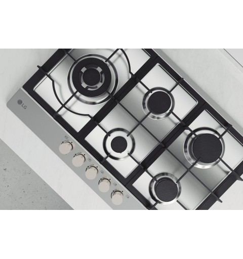 LG CBGZ3016S Stainless steel Built-in 75 cm Gas 5 zone(s)