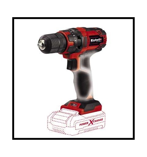 Einhell TC-CD 18 35 Li - Solo 550 Giri min 970 g Nero, Rosso