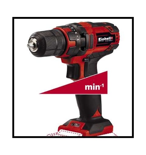 Einhell TC-CD 18 35 Li - Solo 550 Giri min 970 g Nero, Rosso