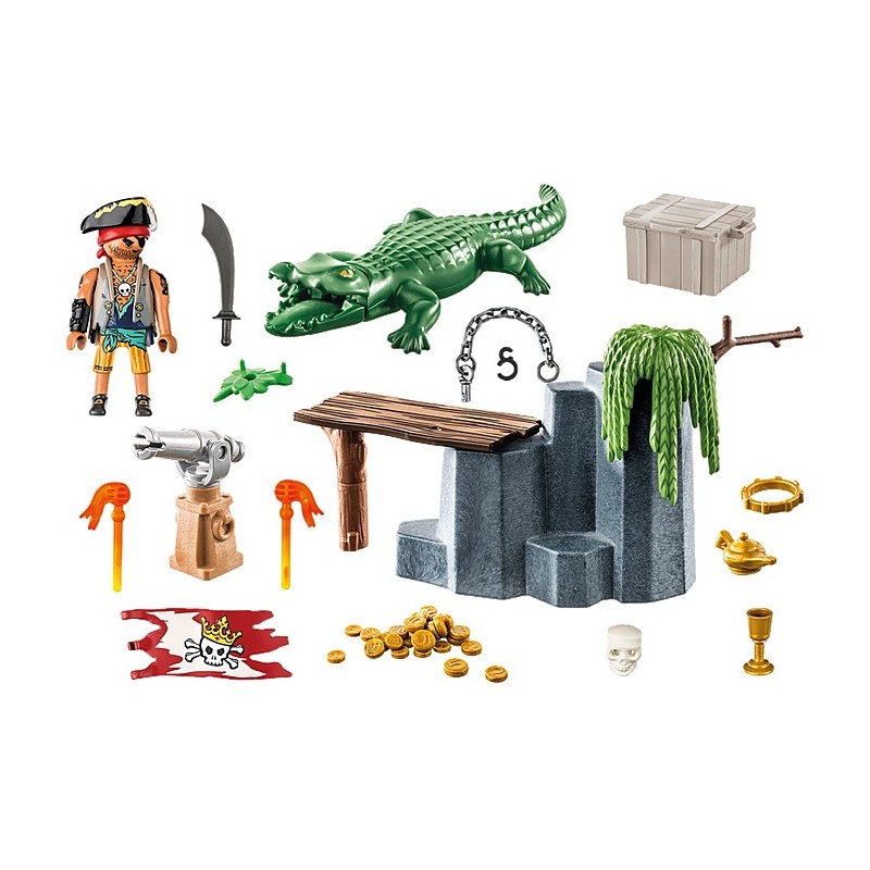 Playmobil Pirates Pirat mit Alligator