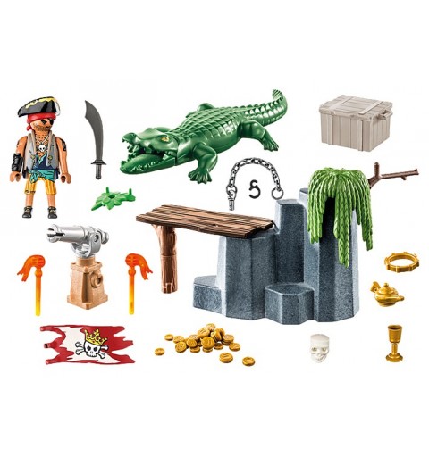 Playmobil Pirates Pirat mit Alligator