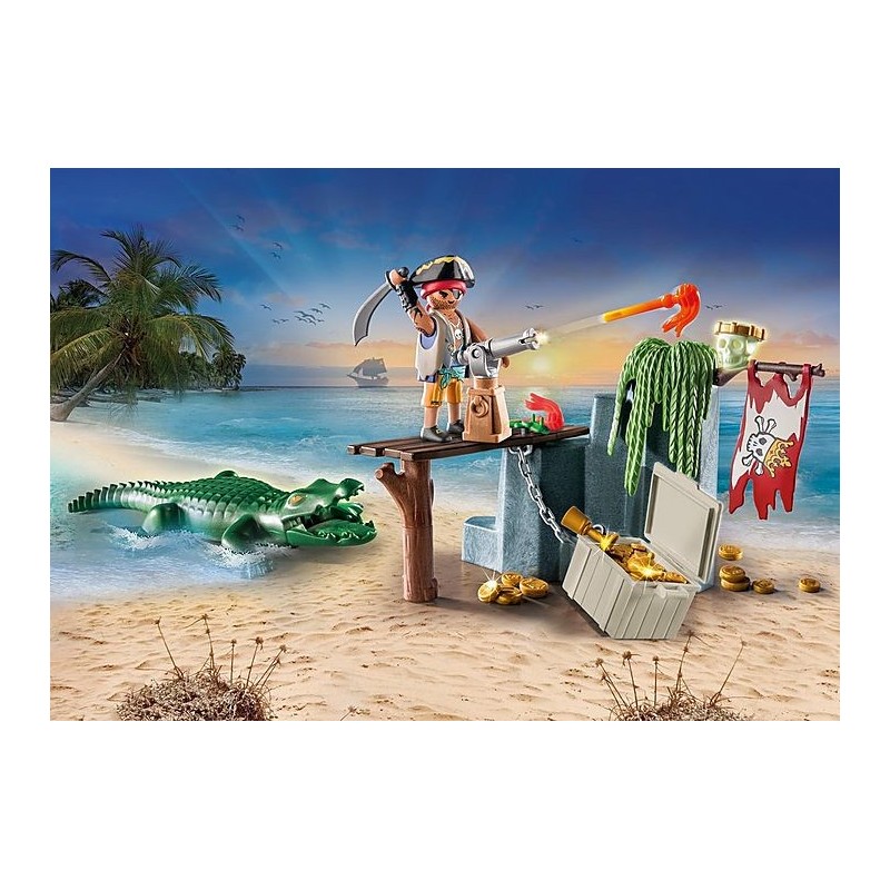 Playmobil Pirates Pirat mit Alligator