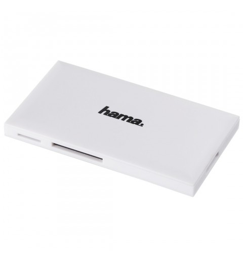 Hama | Lector universal de tarjeta SD, micro SD, conexión USB 3.0, Color Blanco.