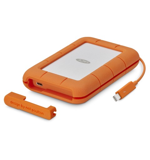 LaCie Rugged USB-C disco rigido esterno 5 TB Grigio, Giallo