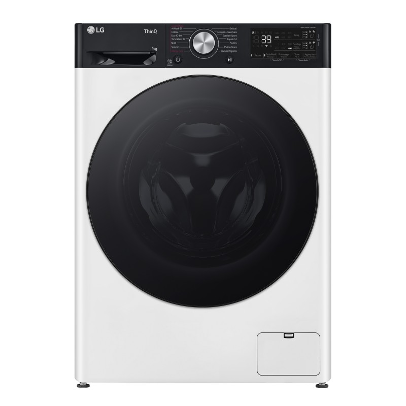 LG F4R7509TSWB lavadora Carga frontal 9 kg 1400 RPM Blanco