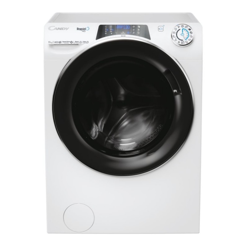 Candy RapidÓ PRO RP 4116BWMBC 1-S machine à laver Charge avant 11 kg 1400 tr min Blanc