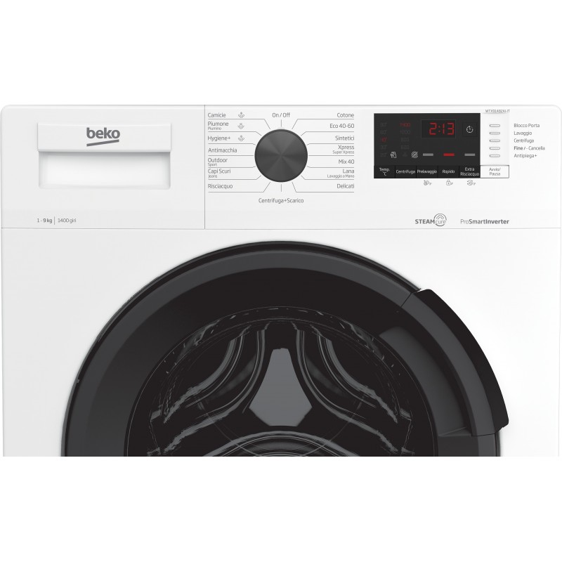 Beko WTX91482AI-IT lavatrice Caricamento frontale 9 kg 1400 Giri min Bianco