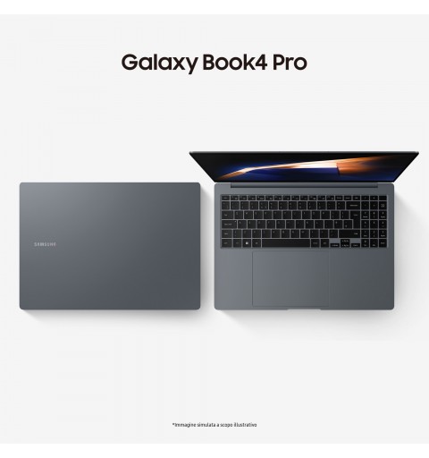Samsung Galaxy Book4 Pro Laptop 40.6 cm (16") Touchscreen 3K Intel Core Ultra 7 155H 16 GB LPDDR5x-SDRAM 512 GB SSD Wi-Fi 6E
