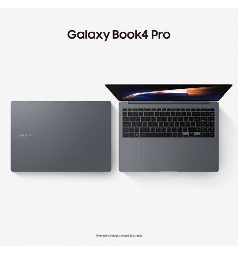 Samsung Galaxy Book4 Pro Ordinateur portable 40,6 cm (16") Écran tactile 3K Intel Core Ultra 7 155H 16 Go LPDDR5x-SDRAM 512 Go