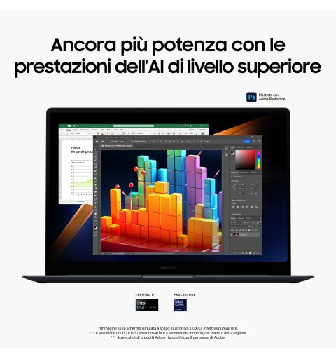 Samsung Galaxy Book4 Pro Laptop 40,6 cm (16") Touchscreen 3K Intel Core Ultra 7 155H 16 GB LPDDR5x-SDRAM 512 GB SSD Wi-Fi 6E