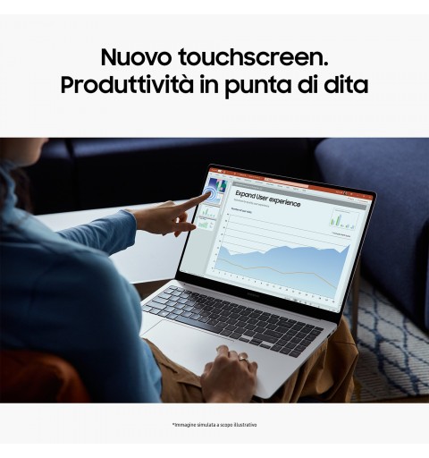 Samsung Galaxy Book4 Pro Portátil 40,6 cm (16") Pantalla táctil 3K Intel Core Ultra 7 155H 16 GB LPDDR5x-SDRAM 512 GB SSD Wi-Fi
