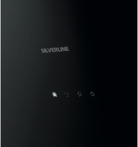 Silverline 3457 SOHO Cappa aspirante a parete Nero 627 m³ h A