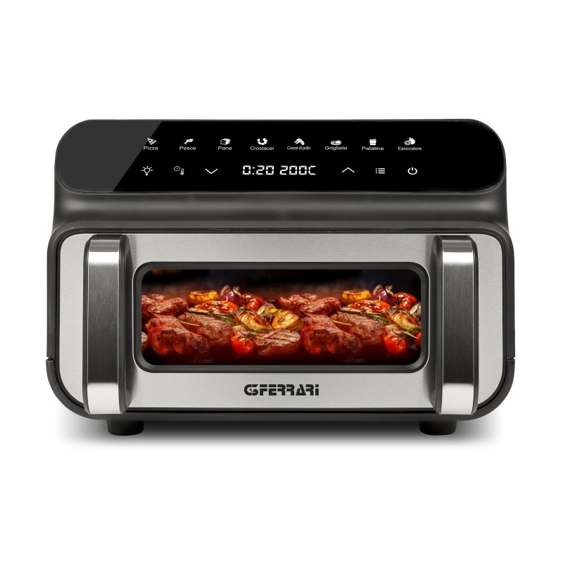 G3 Ferrari G10181 Fritteuse Einzelbild 10 l Eigenständig 2000 W Schwarz, Edelstahl