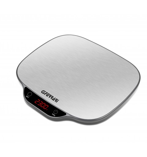 G3 Ferrari G20096 bilancia da cucina Acciaio inossidabile Superficie piana Bilancia da cucina elettronica