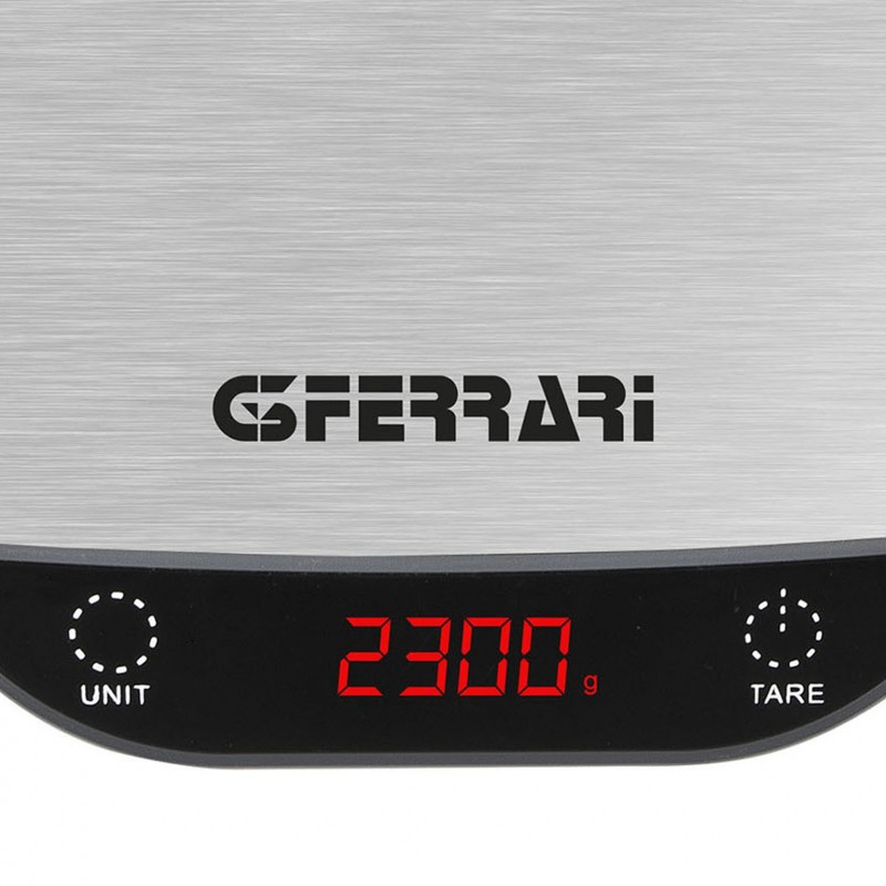 G3 Ferrari G20096 escabeaux de cuisine Acier inoxydable Comptoir Balance de ménage électronique