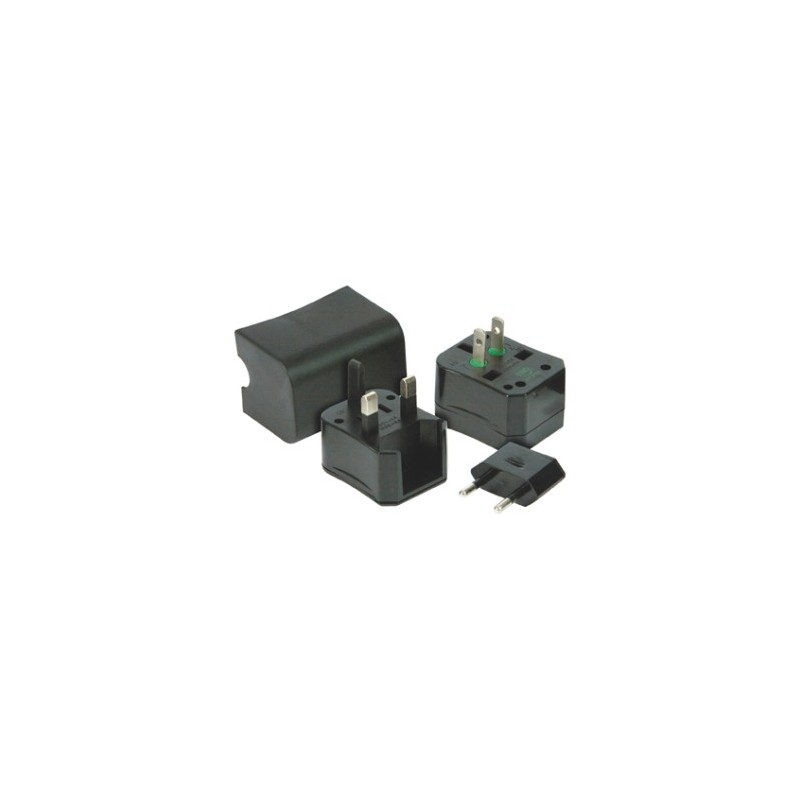 FANTON 87881 adaptador de enchufe eléctrico Universal Negro